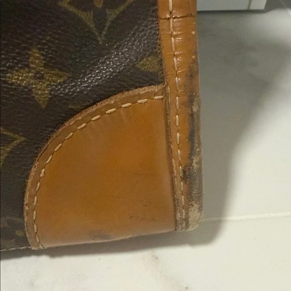 Louis Vuitton Tan and Brown Monogram Briefcase VINTAGE - Picture 3 of 16